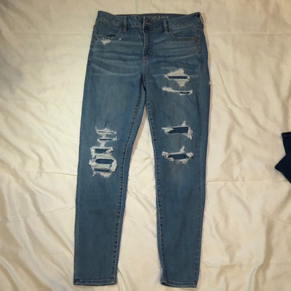 American eagle distressed jeans.